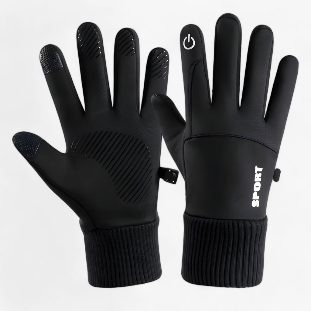 Guantes de invierno resistentes al agua con puntas táctiles