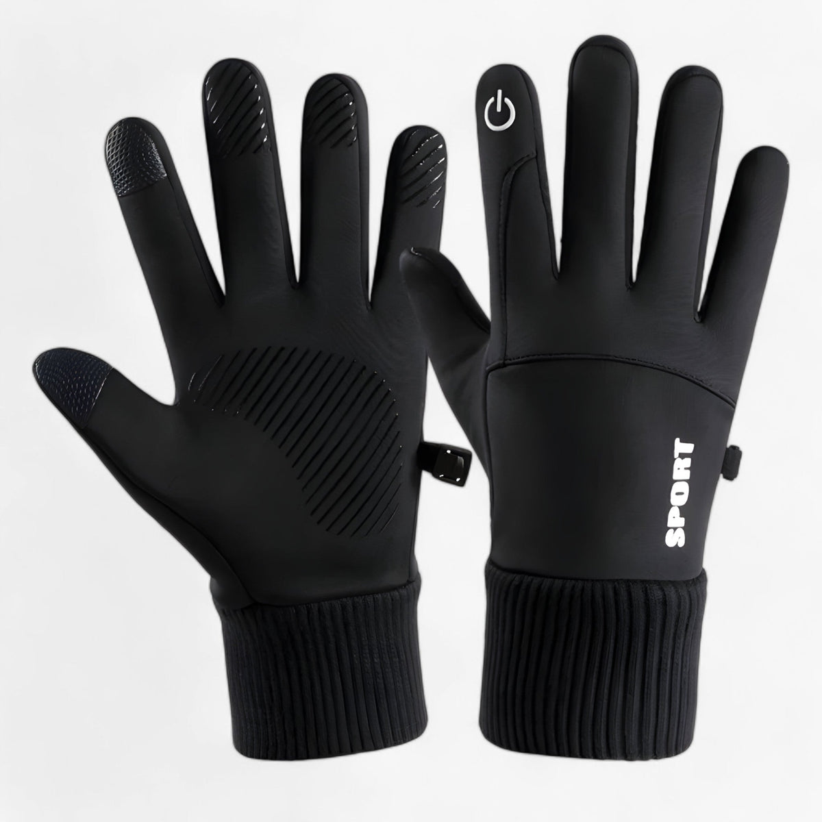 Guantes de invierno resistentes al agua con puntas táctiles