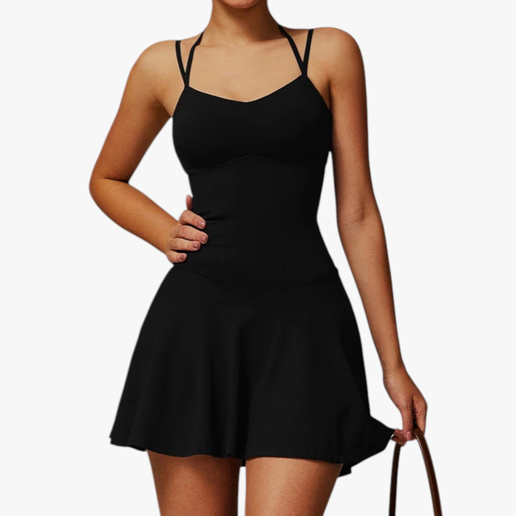 Quick-Drying Sports Dress with Hidden Side Pocket