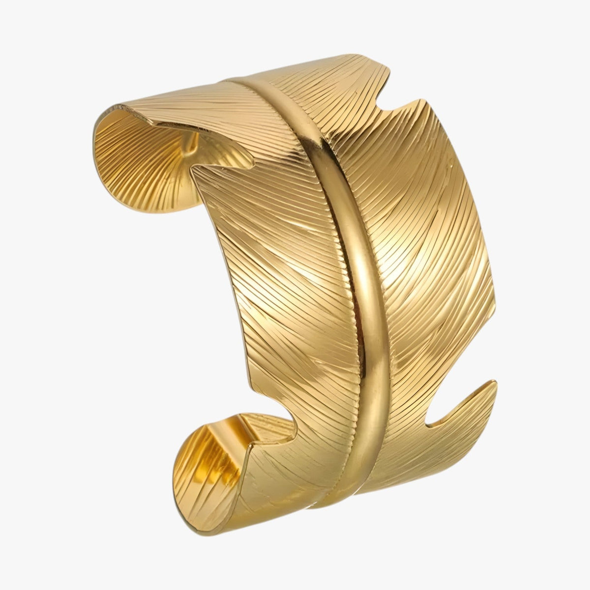 Adjustable Boho Cuff Bracelet in Durable Stainless Steel
