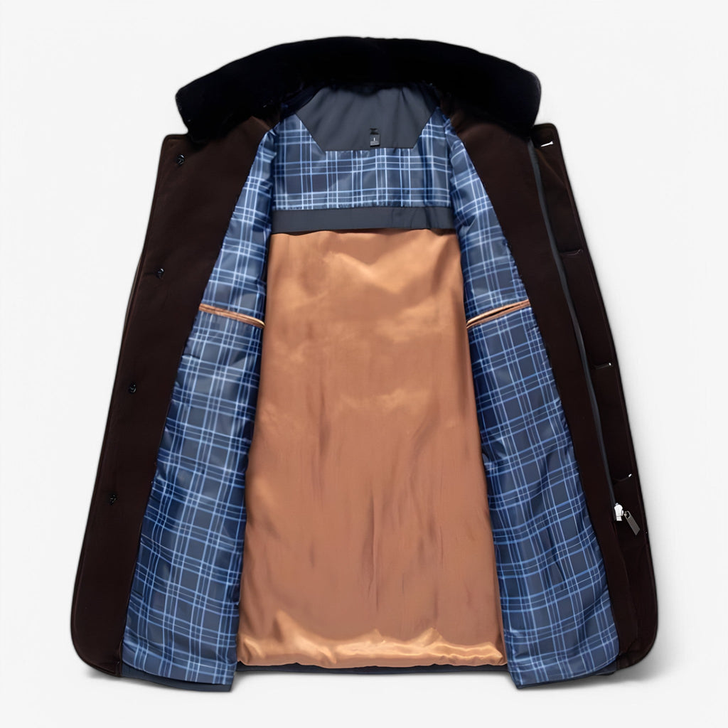 Classic Collared Insulated Jacket for Everyday Wear