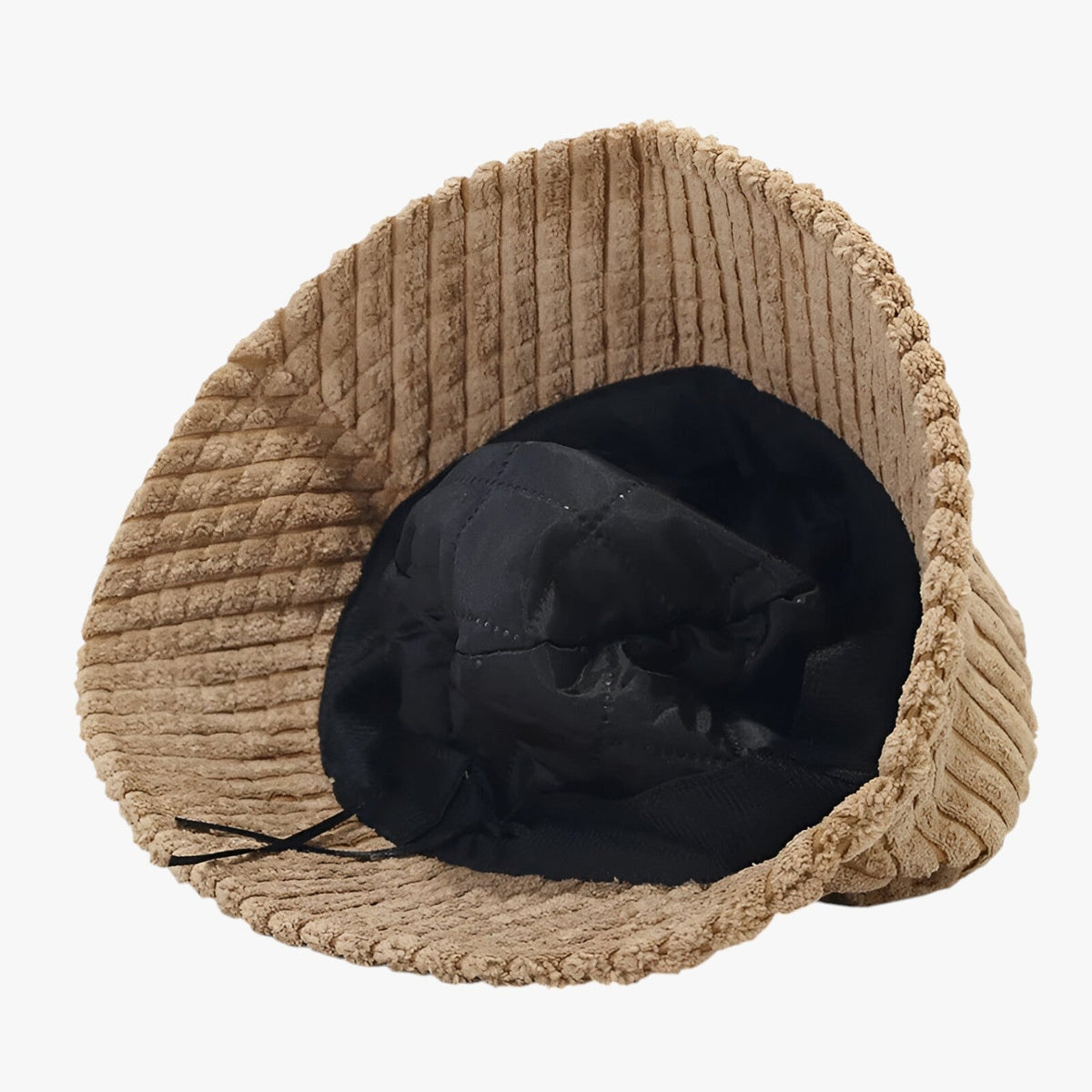 Sombrero de sol plegable de algodón con ala ancha transpirable