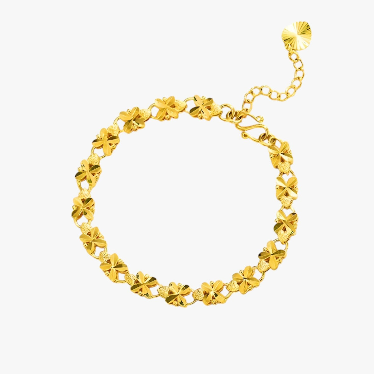 Pulsera fina en tono dorado con cierre seguro