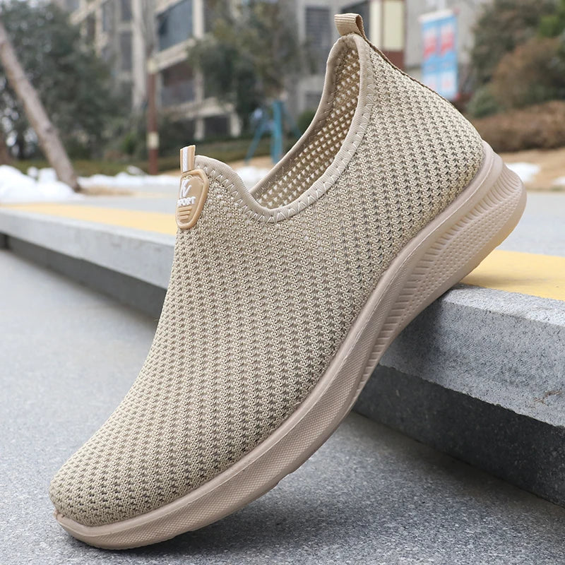 Seamless Breathable Comfort Shoes for Men, Mesh Upper