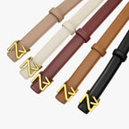 Adjustable Waist Belt with Refined Statement Buckle