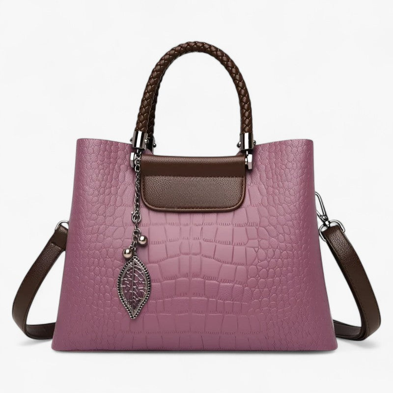 Mjuk crossbody- och axelväska i konstläder