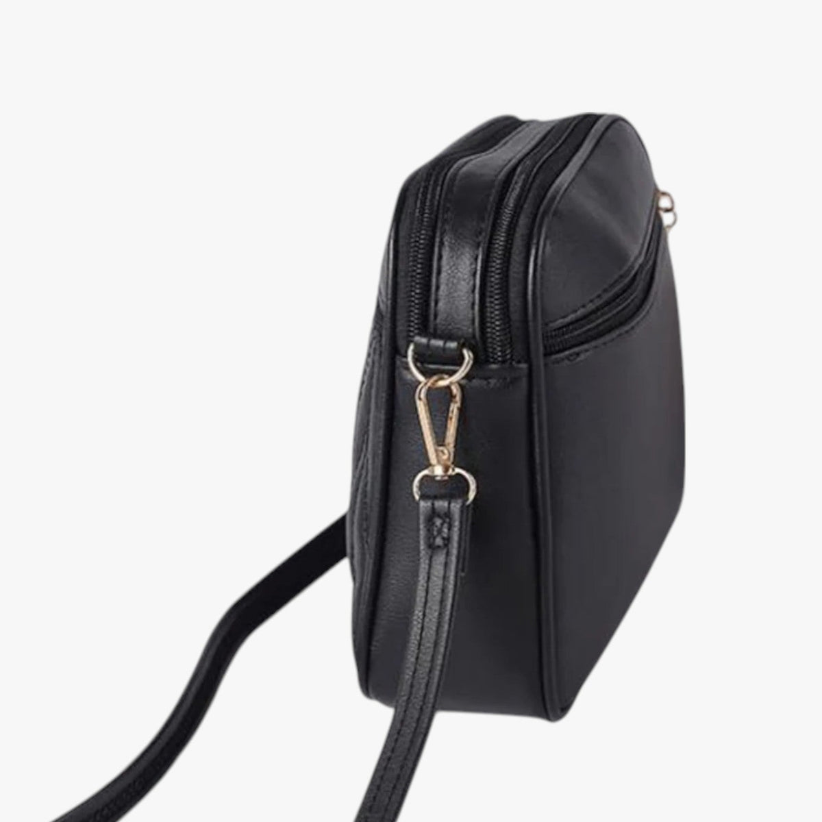 Bolso de piel sintética PU suave con correa bandolera ajustable