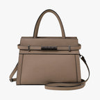 Structured Handbag with Soft Handles