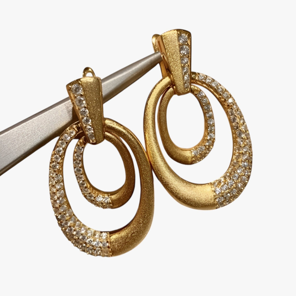 Handmade Italian Earrings with Subtle Shine