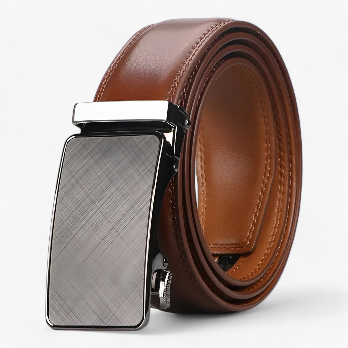 Premium Faux Leather Belt with Automatic Buckle