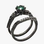 Matching Pair Rings in Quartz and Zircon