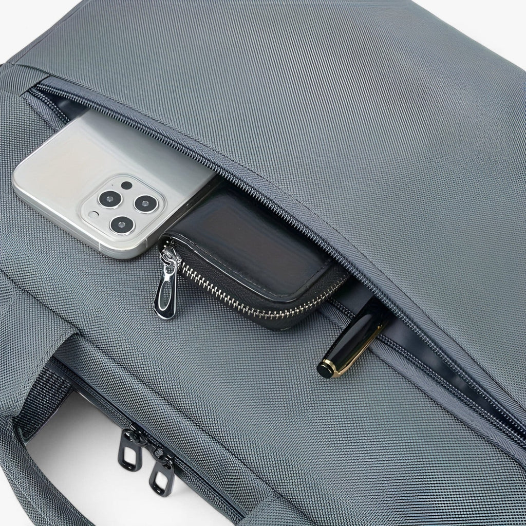 Flexibel laptopväska med justerbar crossbodyrem