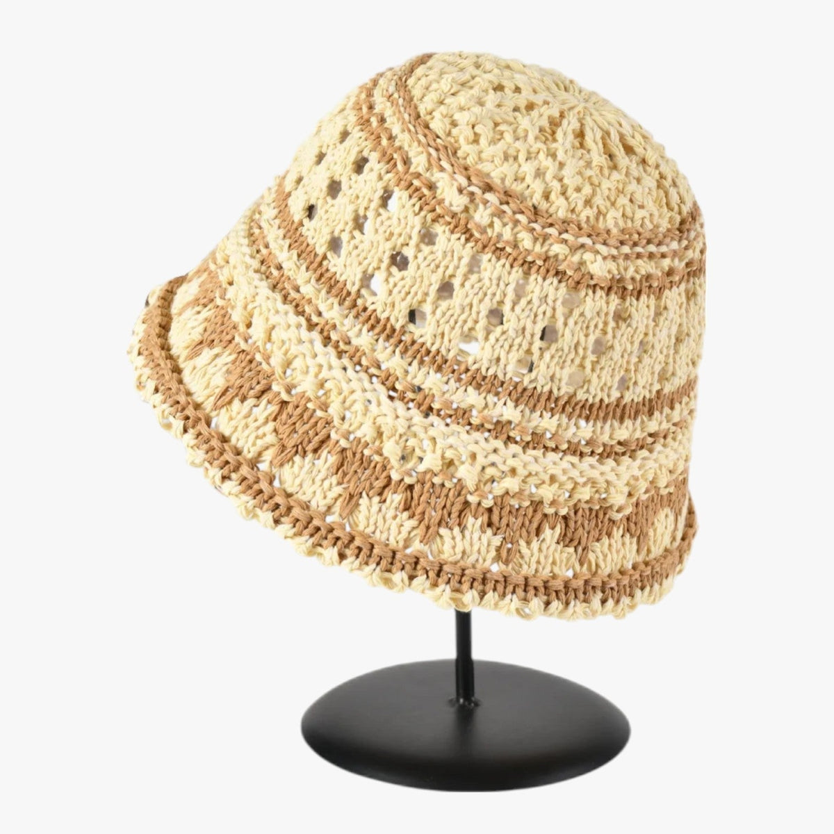 Foldable Wide-Brim Felt Sun Hat for Summer Days Out