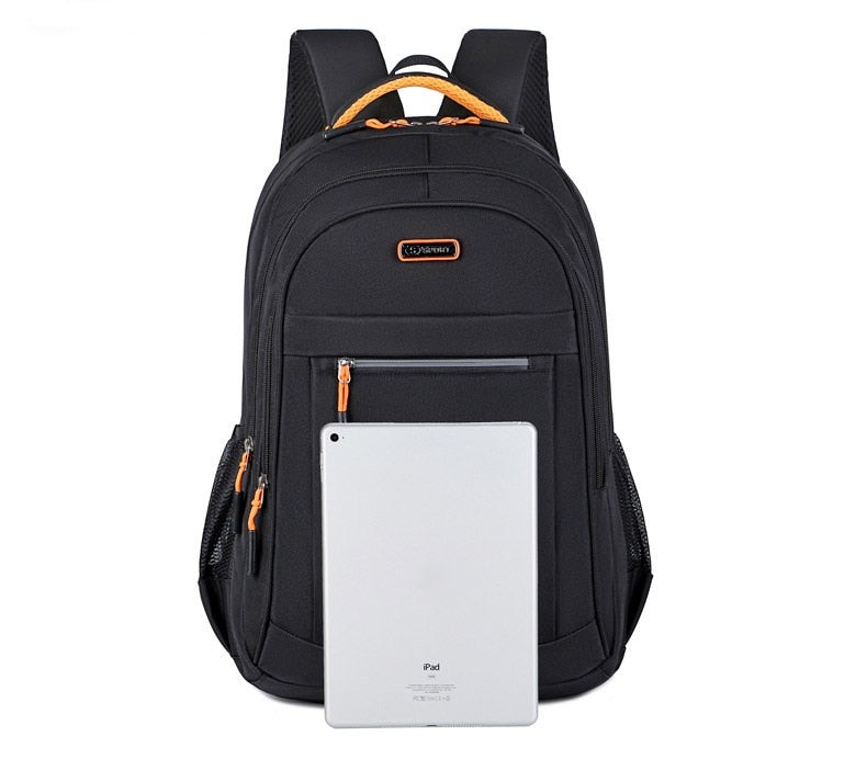 Mochila de tejido Oxford repelente al agua con costuras reforzadas