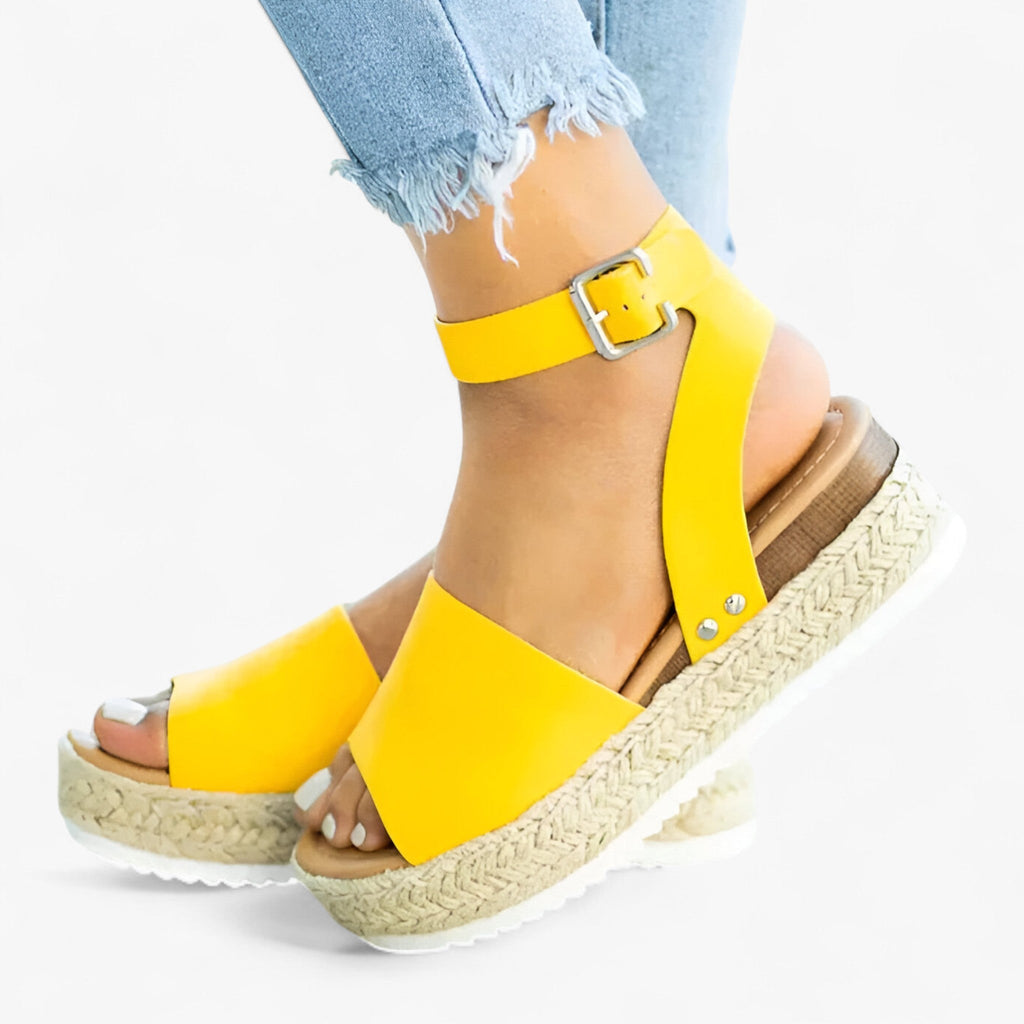 Sandalias minimalistas sin cierres con tira ajustable