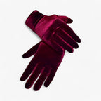 Guantes de invierno de terciopelo suave con dedos completos