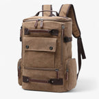 Vintage Canvas Backpack with Laptop Compartment