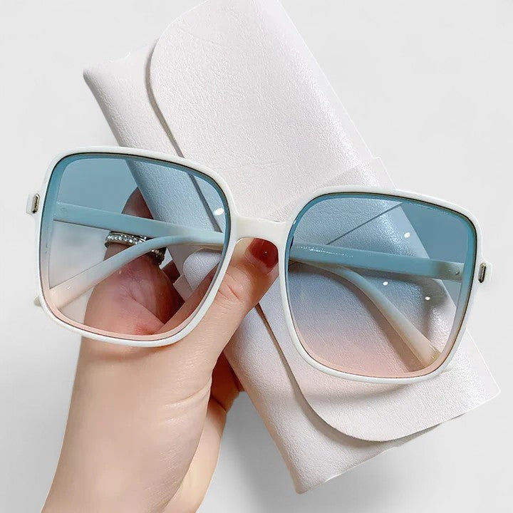 Classic Frame Sunglasses with UV400 Lenses