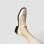Mary Jane Flats with Cushioned Insole