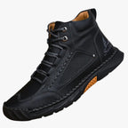 Handmade Faux Leather Shoes with Breathable, Flexible Sole
