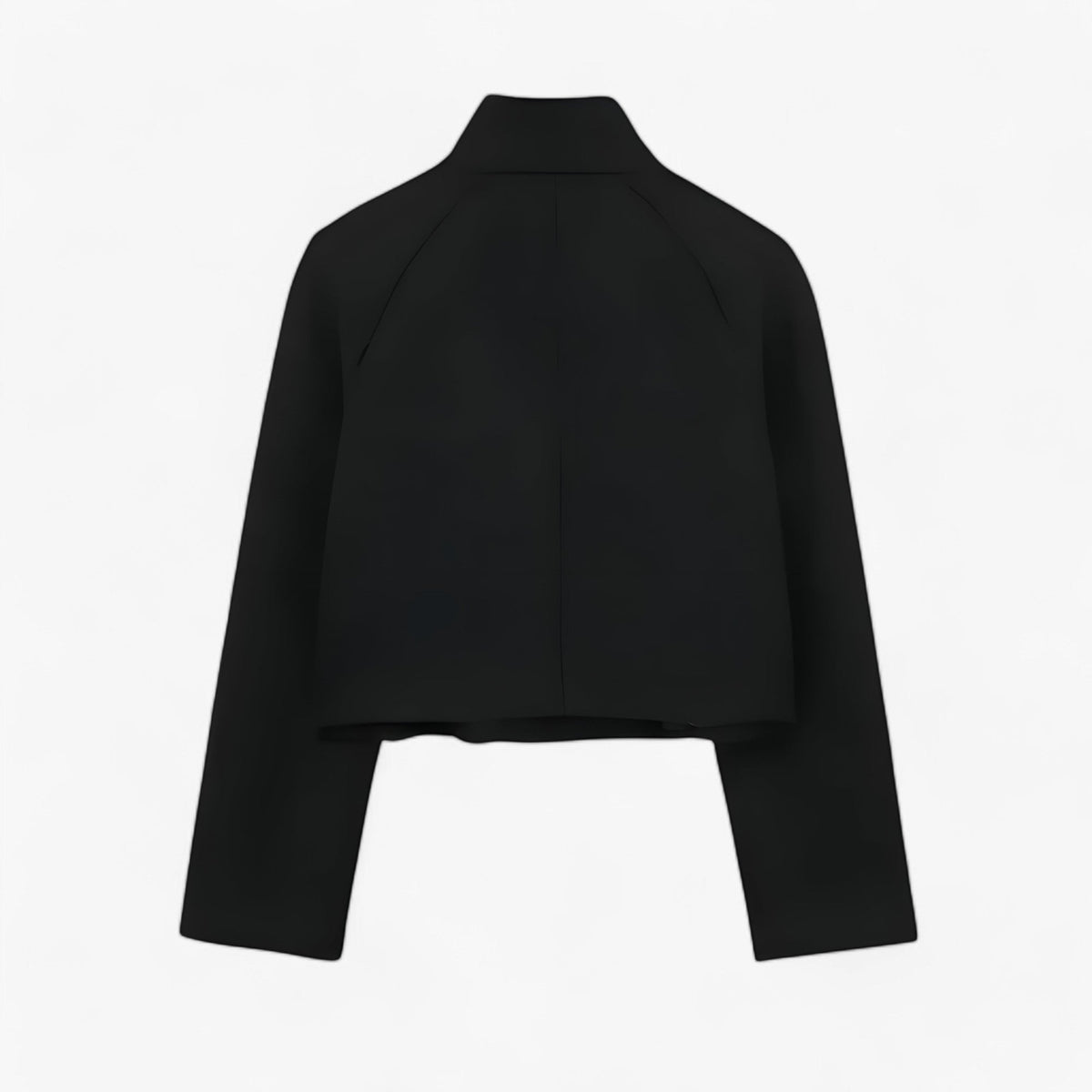 Double-Breasted Wool-Look Jacket for Women at Work