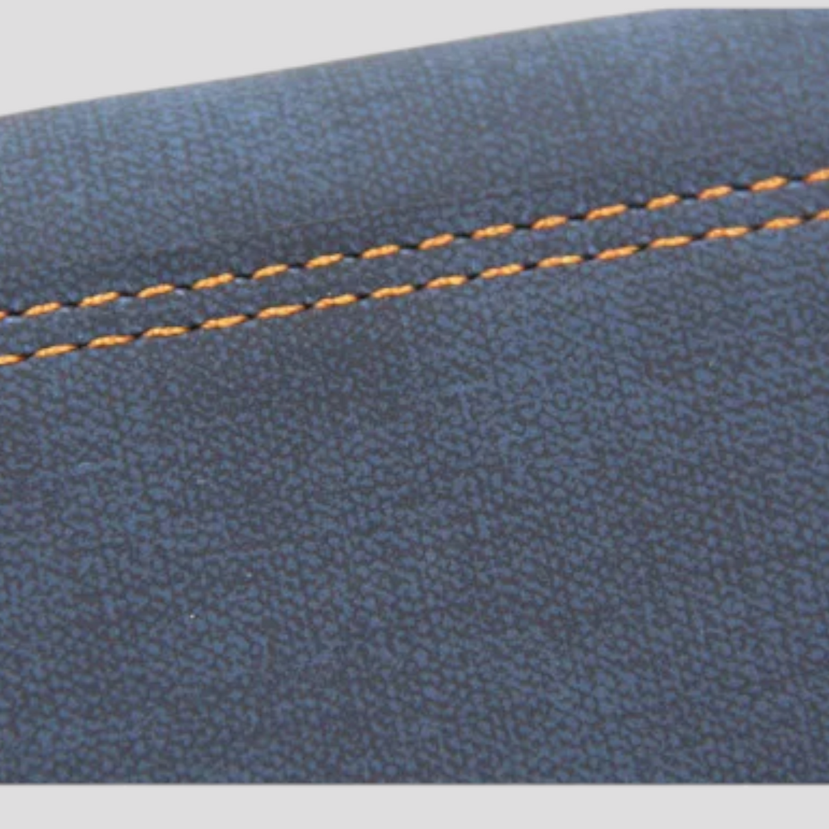 Slim Faux Leather Business Wallet with Card Compartments