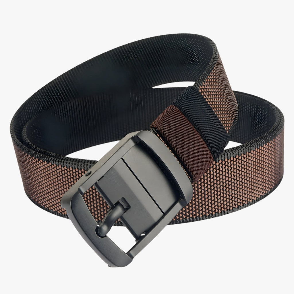 Reversible Woven Nylon Belt, Two Looks in One