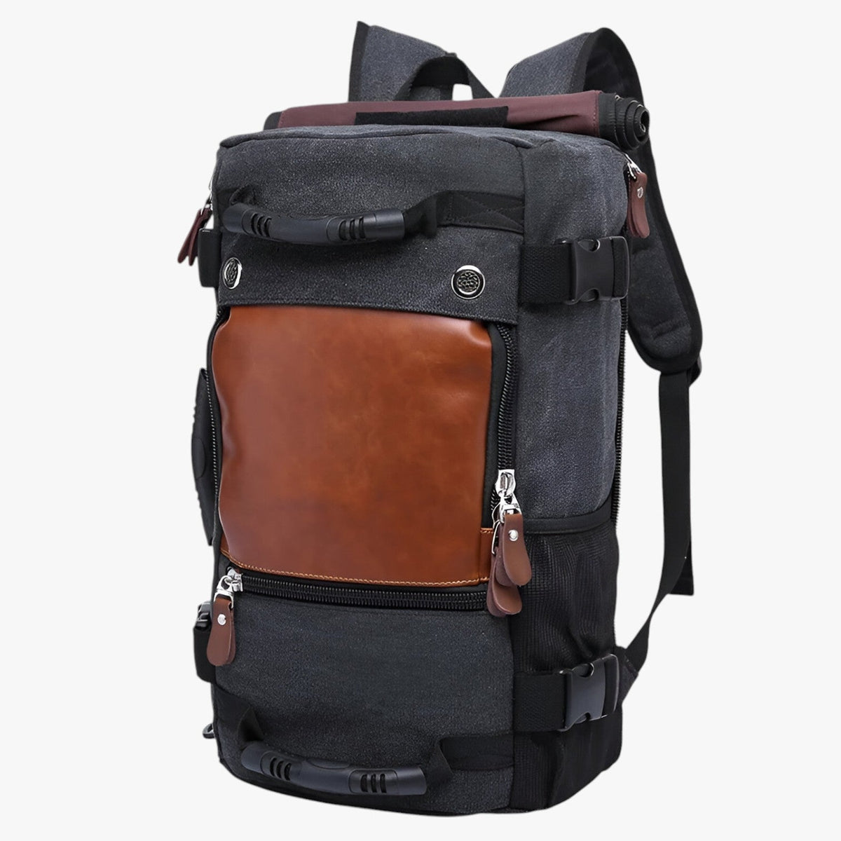 50L Water-Resistant Travel Backpack with Laptop Compartment