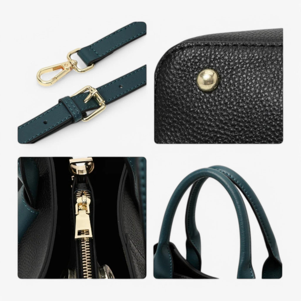 Soft Structured Shoulder Bag with Adjustable Strap