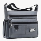 Structured Shoulder Work Bag with Laptop Compartment for Men