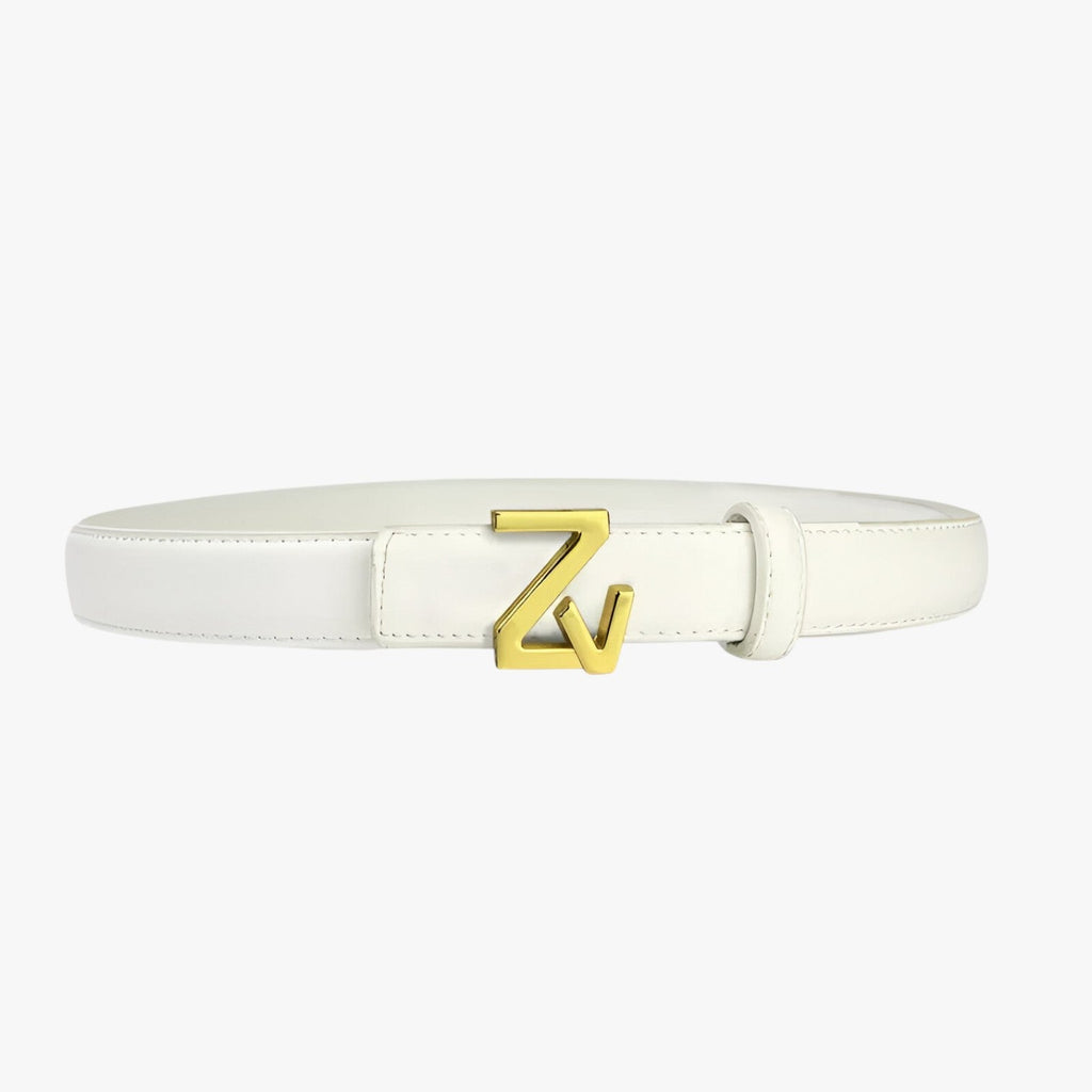 Adjustable Waist Belt with Refined Statement Buckle