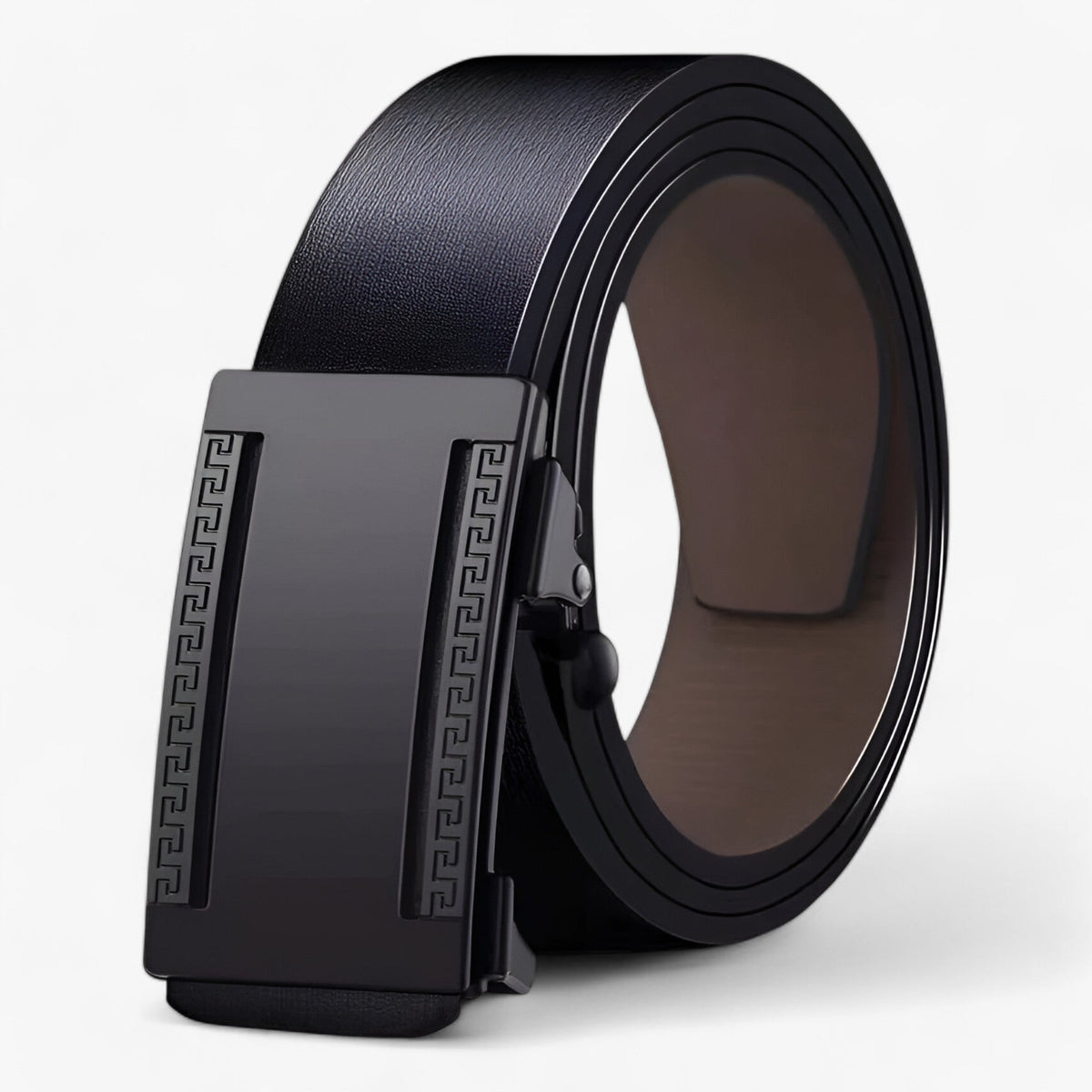 Men's Belt with Zinc Alloy Buckle Detail