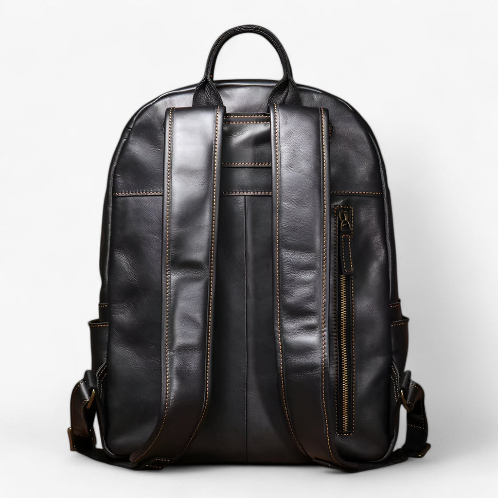 Vintage-Style Backpack with 15-Inch Laptop Sleeve