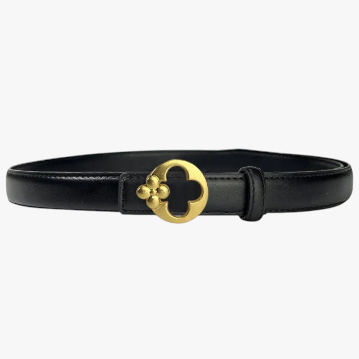 Waist Belt with a Statement Designer Buckle Detail
