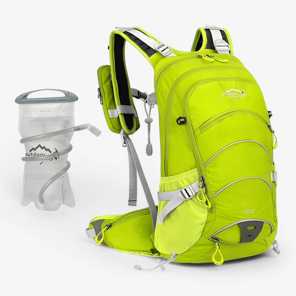 20L Water-Resistant Trekking Backpack with Reflective Details