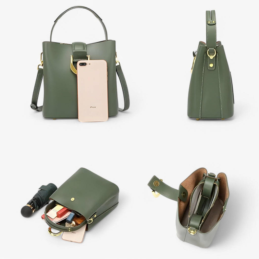 Bolso saco amplio con correa ajustable de doble uso