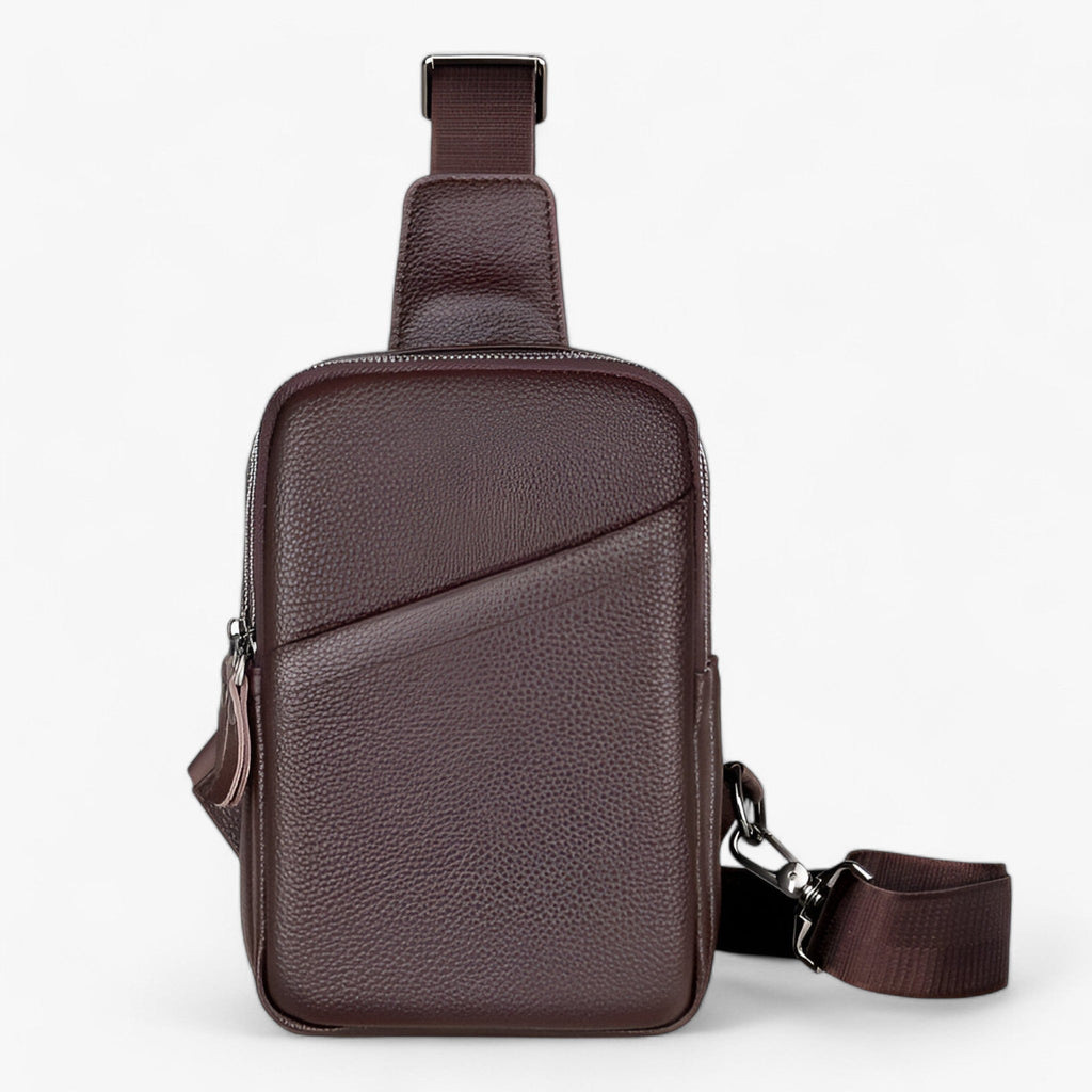 Bolso de hombro de piel sintética con correa ajustable