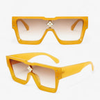 Square Frame Unisex Sunglasses with Lightweight Ergonomic Build