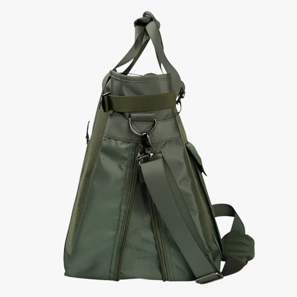 Bolsa de viaje plegable y multifuncional en tejido resistente al agua