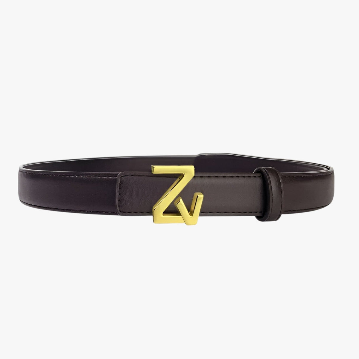Adjustable Waist Belt with Refined Statement Buckle