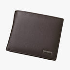 Cartera retro de piel sintética con compartimentos para tarjetas y monedas
