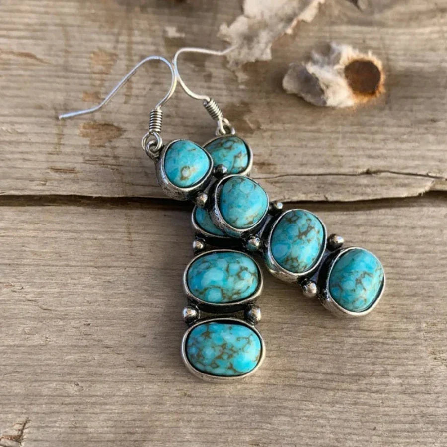 Vintage Statement Drop Earrings in Three Colours with Bold Shape