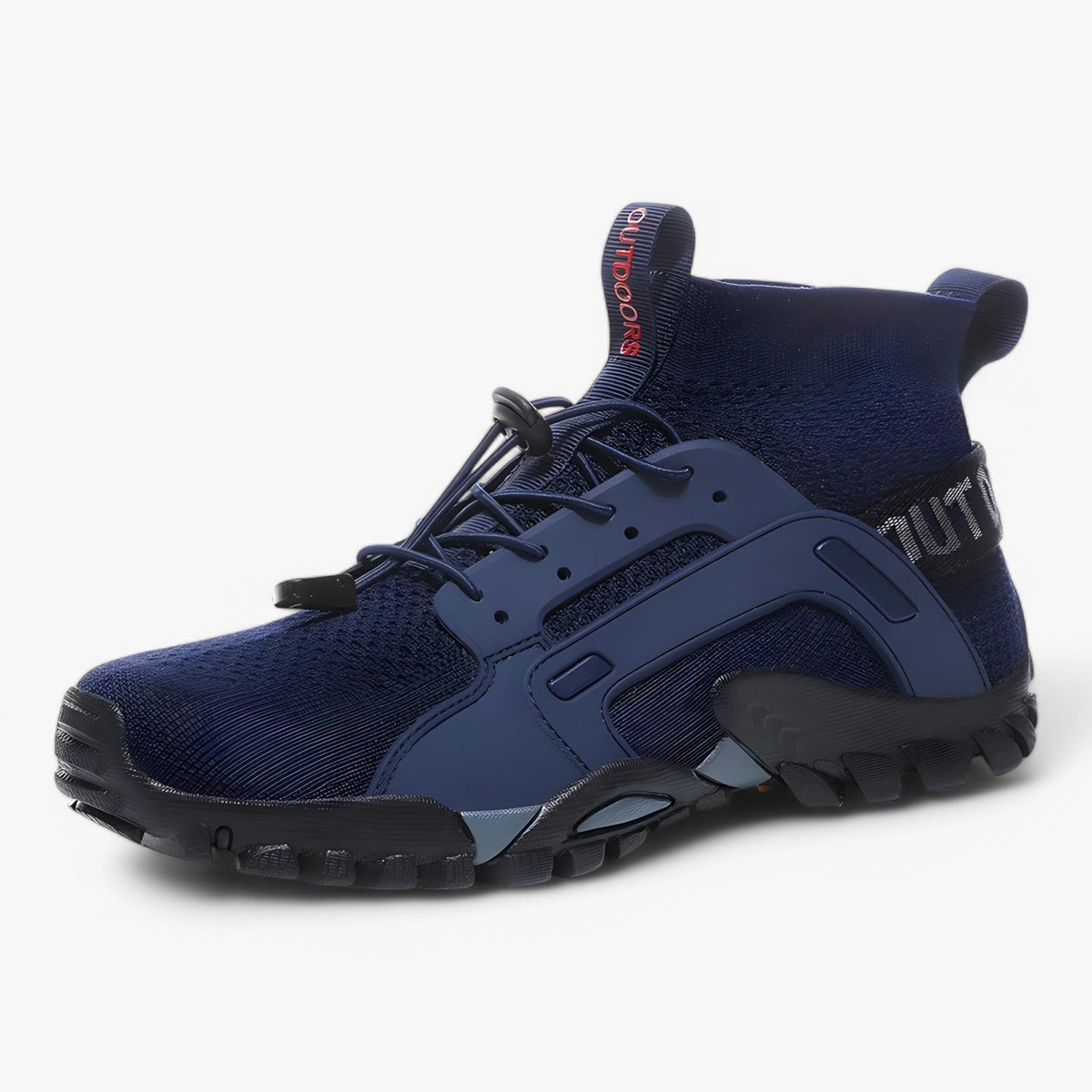 High-Top Hiking Boots with Breathable Mesh Lining