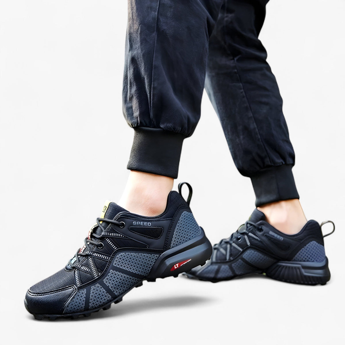 Water-Resistant Hiking Shoes with Slip-Resistant Sole