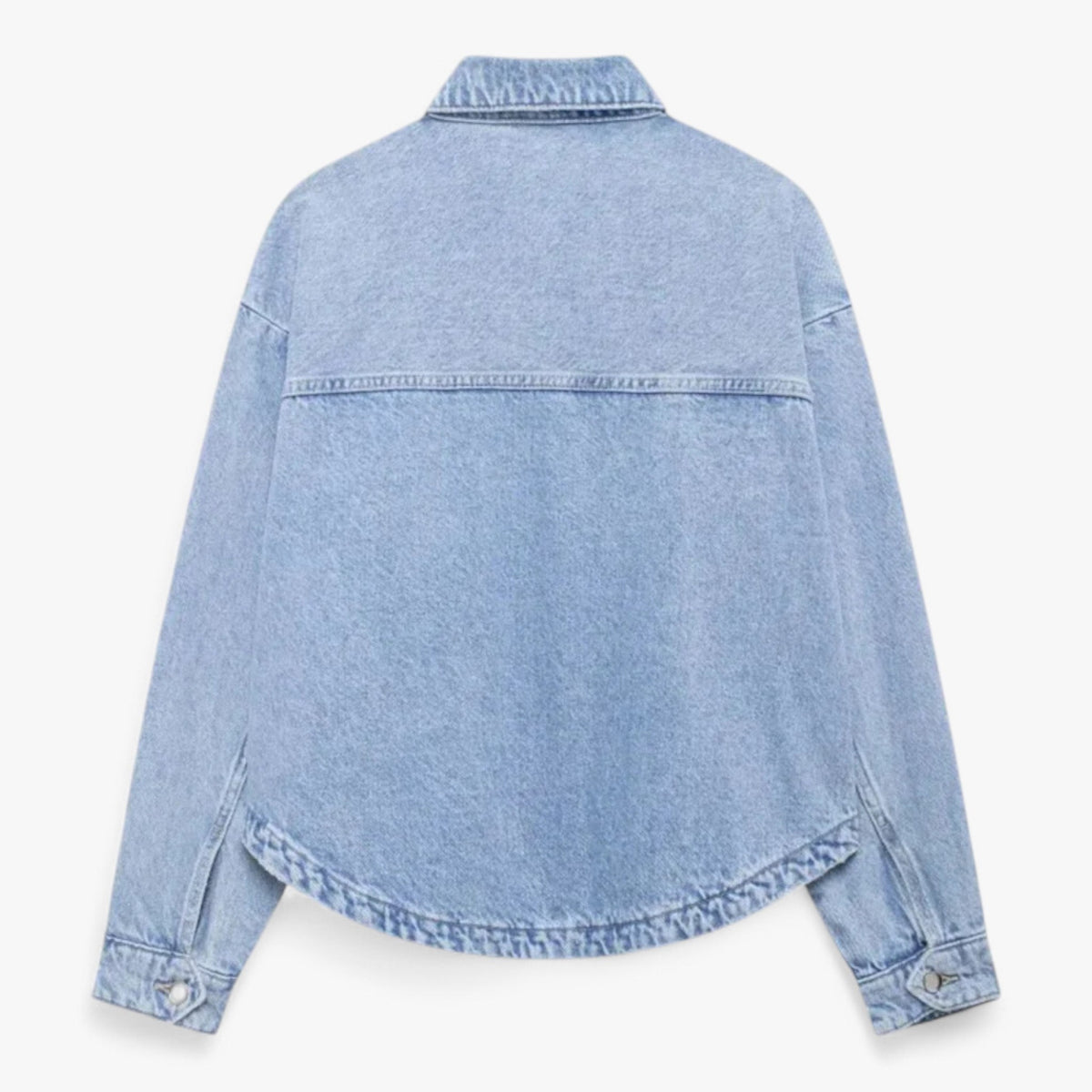 Jacka i denimlook med funktionellt tyg som andas