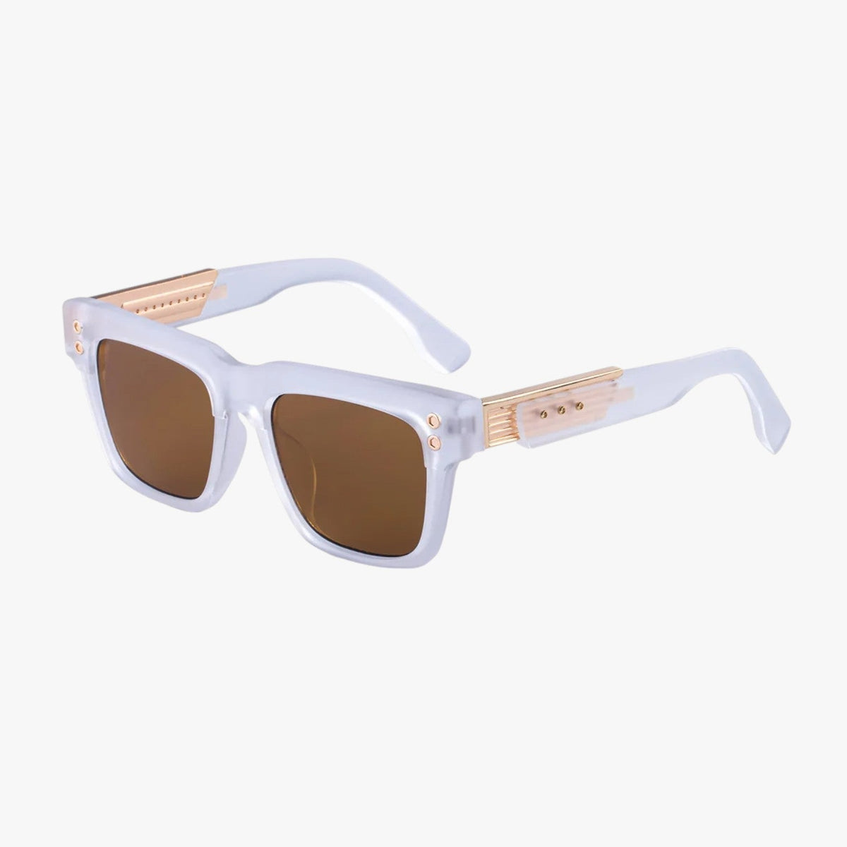 Retro sunglasses with a distinctive '70s silhouette