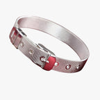 Silver-Tone Bracelet for Men with Adjustable Links