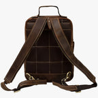 Convertible Backpack with a Vintage Faux Leather Finish