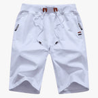Men's Slim-Fit Cotton Shorts with Deep Cargo Pockets