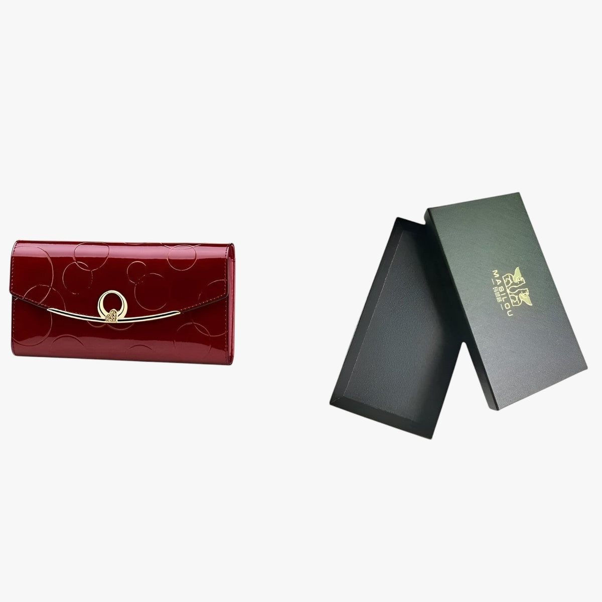 Spacious Faux Leather Wallet with Secure Zip Closure
